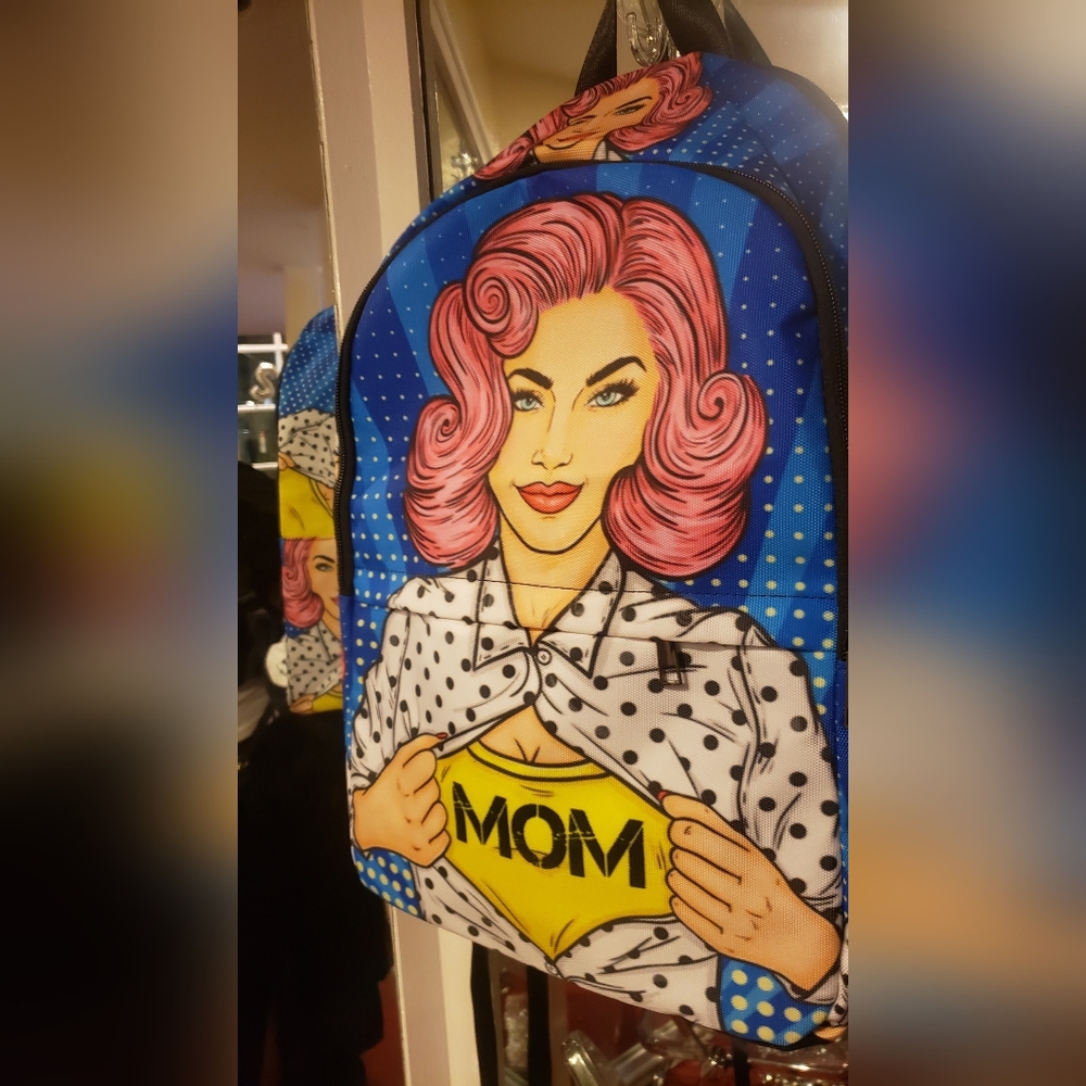 Supermom Backpack - Real Life Superheros - Mom Mother Madre Momma